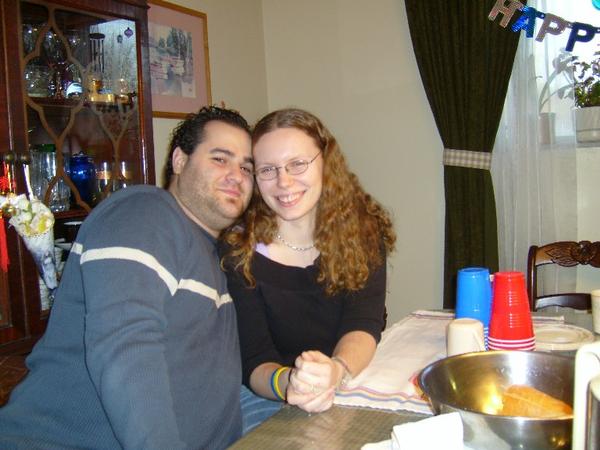 Nancy's first Hanukkah, 2006