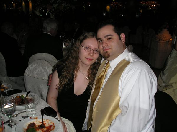 At Victor and Enza's wedding